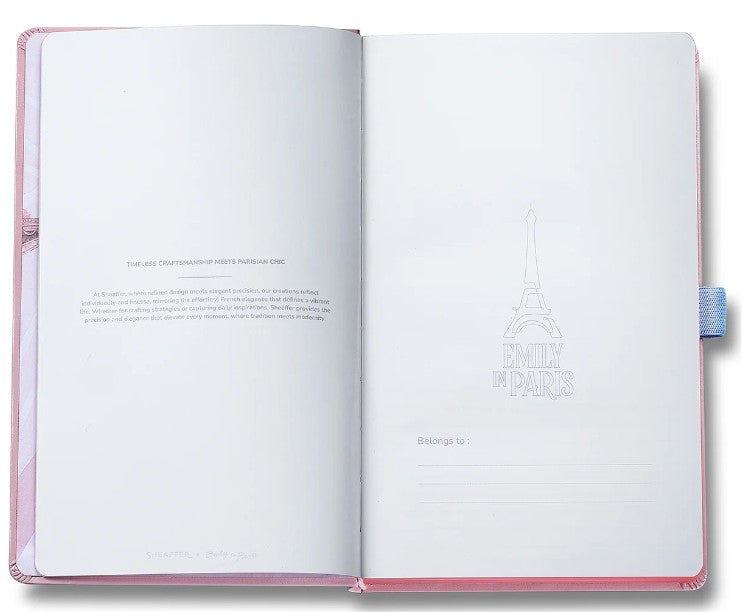 Sheaffer x Emily in Paris Journal Notebook Medium  – Pink, 144 Pages - Blesket Canada