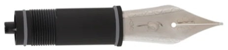 Nahvalur No. 6 Stainless Steel Fountain Pen Nib – Silver with Plastic Feed - Blesket Canada