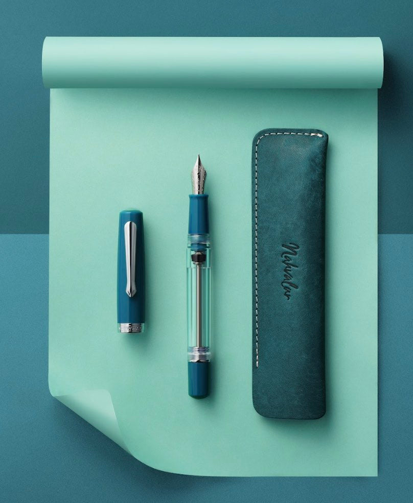 Nahvalur Original Plus Fountain Pen - Aquamarine - Blesket Canada