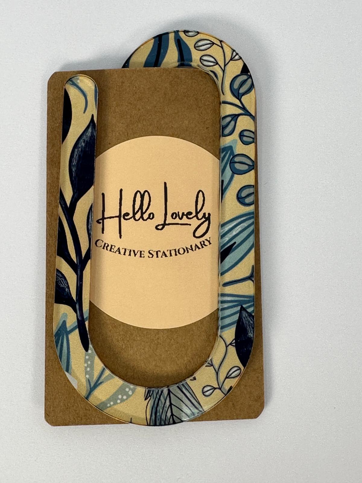 Hello Lovely Creative Stationery Bookmark Clip - Blesket Canada