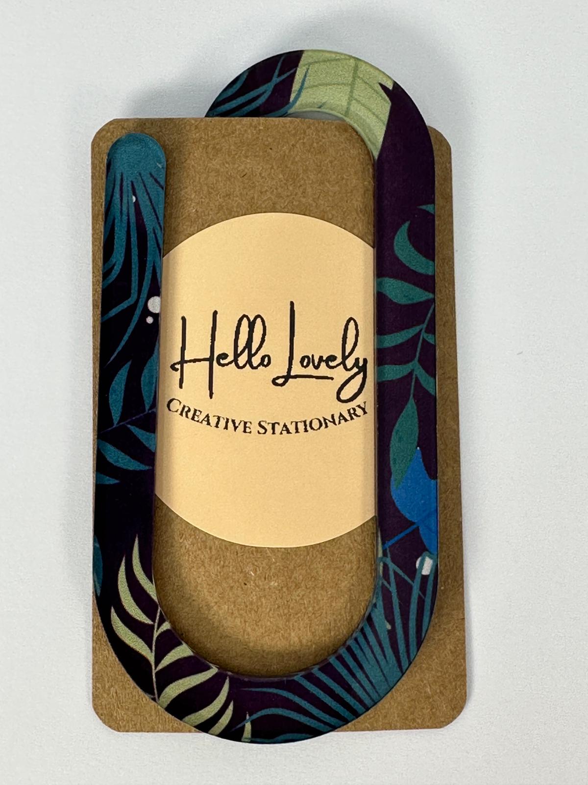Hello Lovely Creative Stationery Bookmark Clip - Blesket Canada