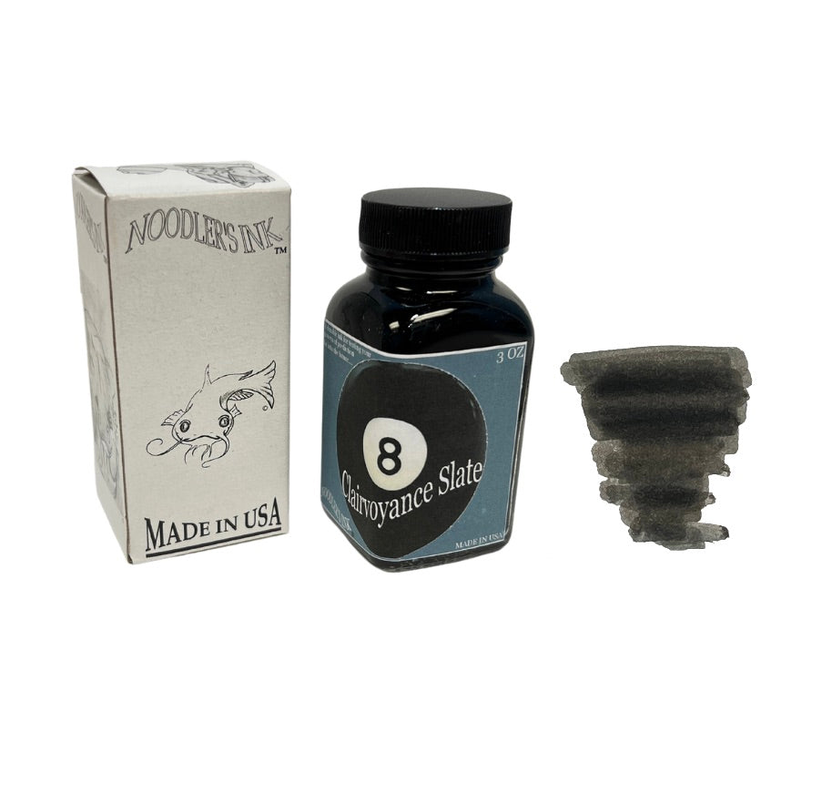 Noodlers Fountain Pen Ink Bottle, Clairvoyance Slate