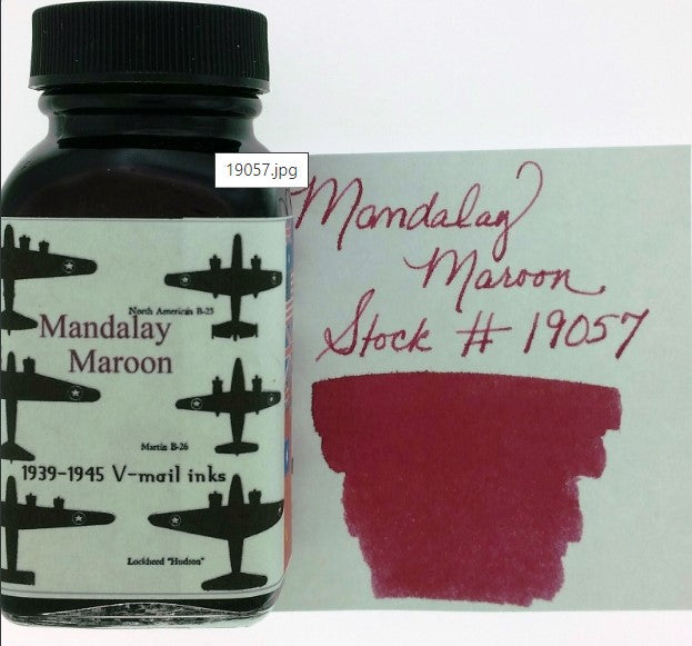 Noodler's Ink VMail Manadalay Maroon 3oz/90ml - Blesket Canada