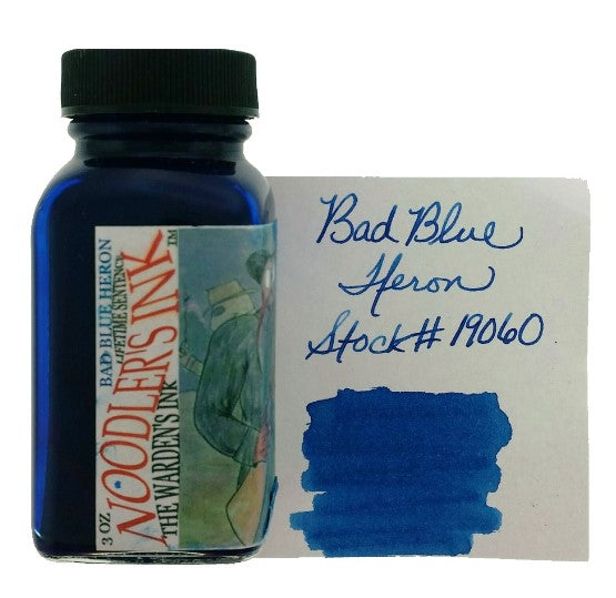 Noodler's Ink Bad Blue Heron 3oz/90ml - Blesket Canada