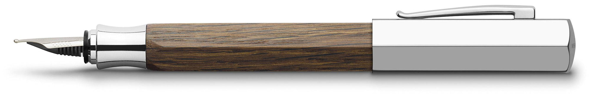 Faber-Castell Ondoro Smoked Oak Fountain Pen- Blesket Canada