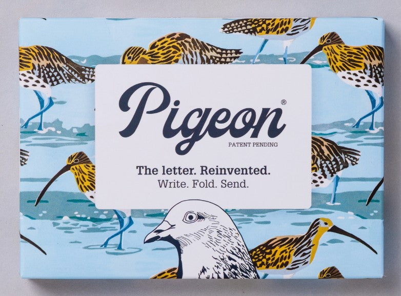 Hebridean Pigeon – Folding Seaside Letter Set, Pack of 6 - Blesket Canada