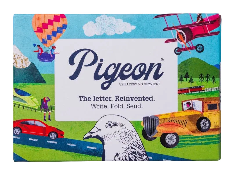 Hop-On-Board Pigeon – Kids' Folding Letter Set, Pack of 6 - Blesket Canada