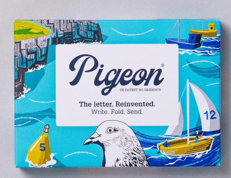 Safe Harbour Pigeon – Folding Letter Set, Pack of 6 - Blesket Canada