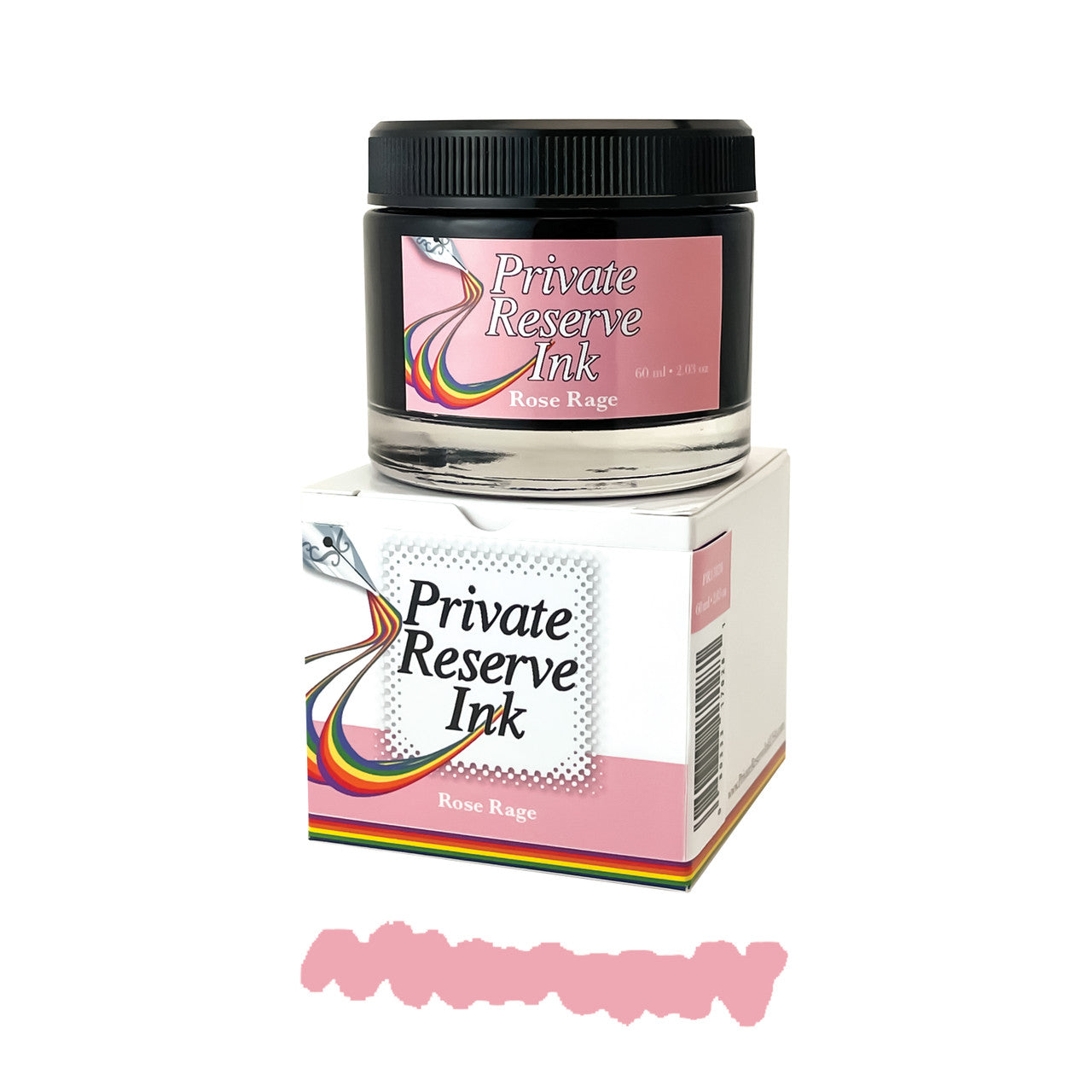 Private Reserve Inks 60ml Ink Bottle - Rose Rage - Blesket Canada