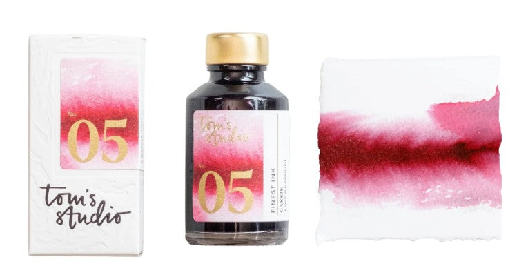 Tom's Studio Fountain Pen Ink 50mL - Cassis No. 05 - Blesket Canada