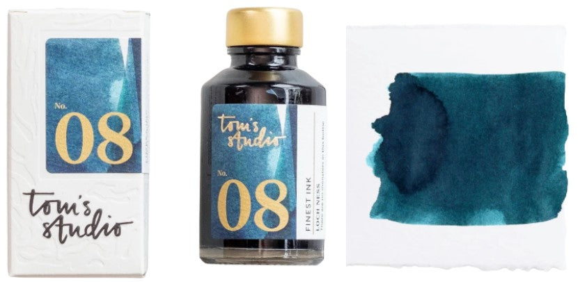 Tom's Studio Fountain Pen Ink 50mL - Loch Ness No. 08 - Blesket Canada