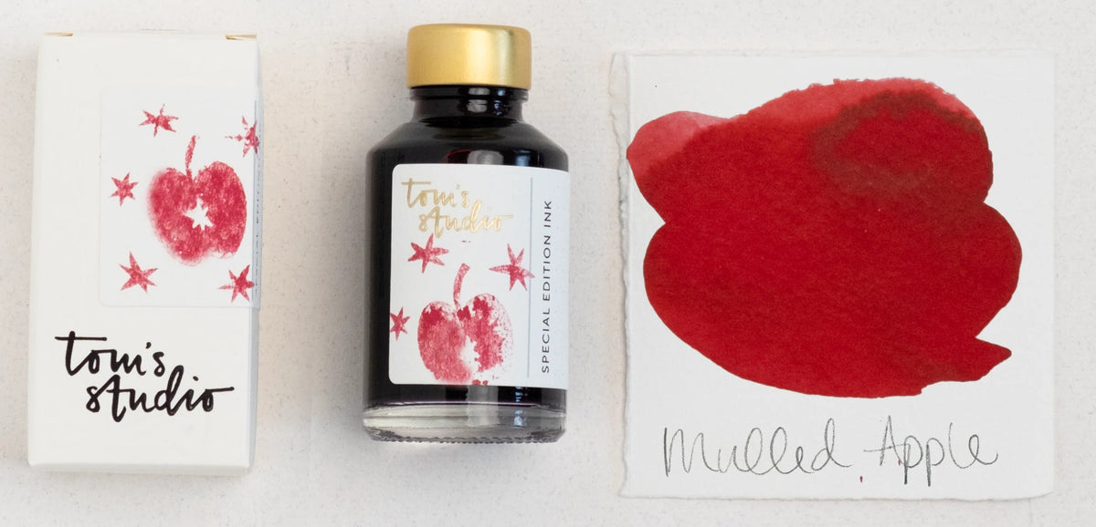 Tom's Studio Fountain Pen Ink 50mL Mulled Apple Spice (Scented) – Special Edition - Blesket Canada