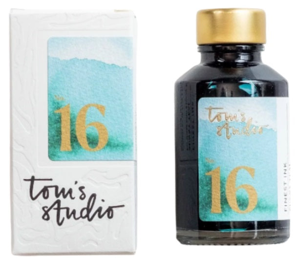 Tom's Studio Fountain Pen Ink - Sunny Teal - Blesket Canada