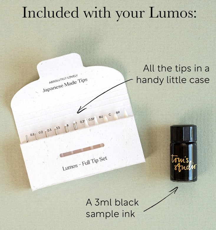 Tom's Studio Lumos Matte Clementine - Lumos Pro Single Refillable Pen - Blesket Canada