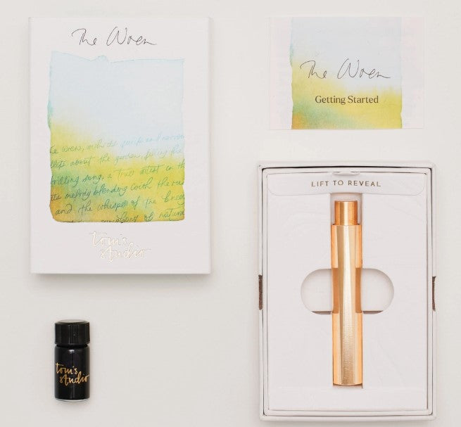 Tom's Studio The Brass Wren - Refillable Writing Pen - Blesket Canada