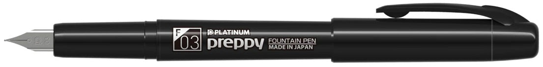 New Platinum Preppy All Black Edition Fountain Pen - Special Edition - Blesket Canada