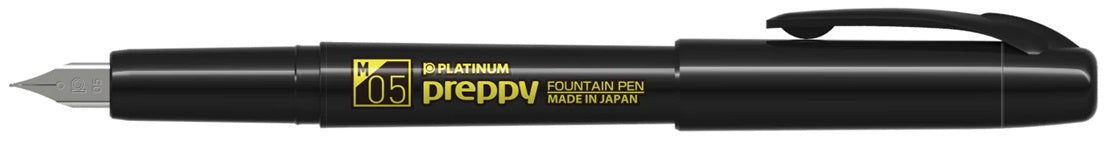 New Platinum Preppy All Black Edition Fountain Pen - Special Edition - Blesket Canada