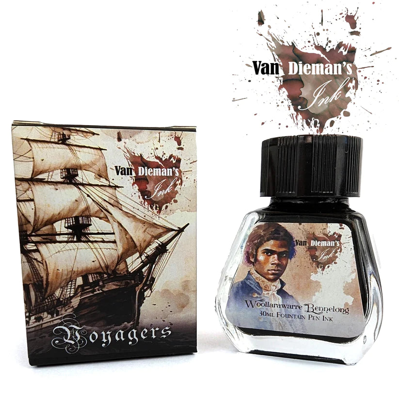 Van Dieman's Voyagers Fountain Pen Ink (30ml) - Woollarawarre Bennelong - Blesket Canada