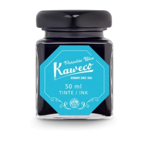 Kaweco 50ml Ink Bottle - Paradise Blue - Blesket Canada