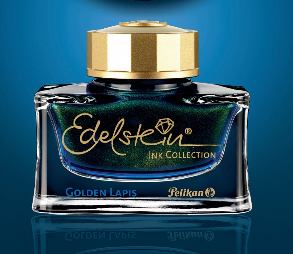 Pelikan Edelstein Ink Collection Ink of the Year 2024 ¢ Golden Lapis ...