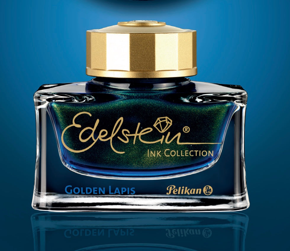 Pelikan Edelstein Ink Collection Ink of the Year 2024 – Golden Lapis - Blesket Canada