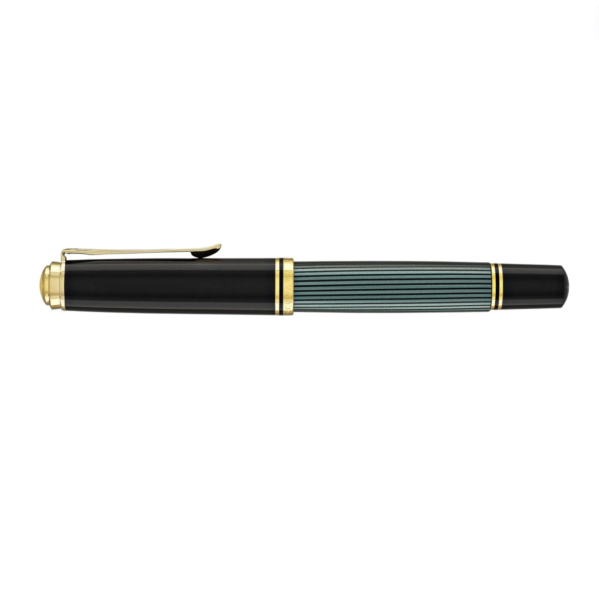 Pelikan Souverän M1000 Black/Green Fountain Pen 18kt - Blesket Canada