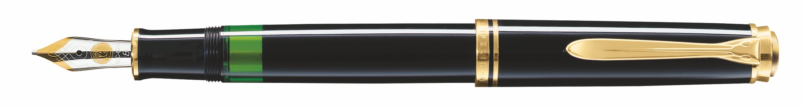 Pelikan Souverän M400 Black 14kt Fountain Pen - Blesket Canada