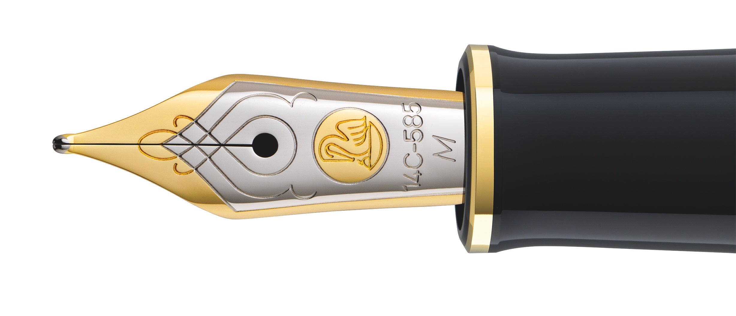 Pelikan Souverän M400 Black 14kt Fountain Pen - Blesket Canada