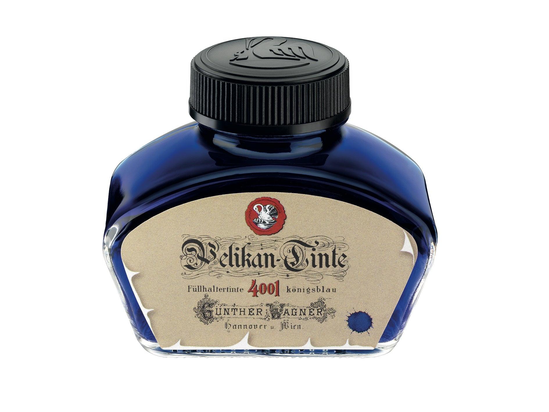 Pelikan 4001 Historic Blue Fountain Pen Ink 62.5mL - Blesket Canada