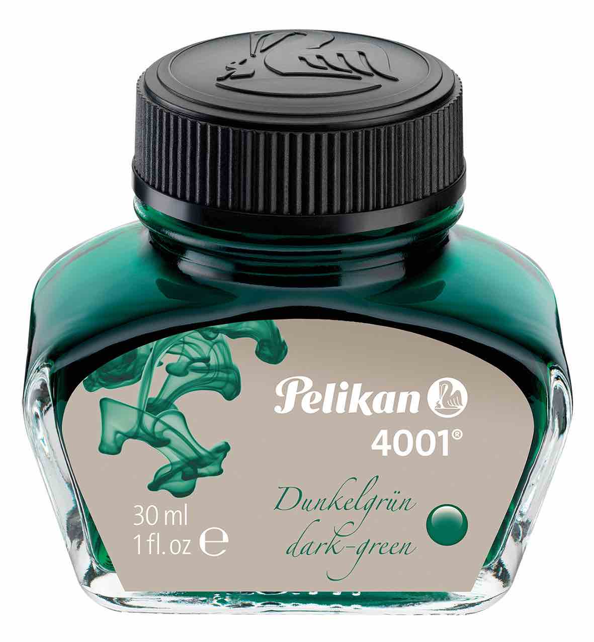 Pelikan ink glass 4001 78 30mL Dark Green - Blesket Canada