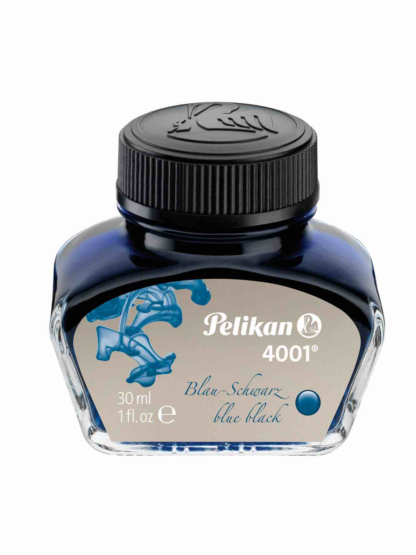 Pelikan ink glass 4001 78 30mL Blue Black - Blesket Canada