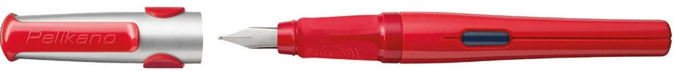 Pelikan Pelikano P480 Original Fountain Pen - Medium Nib - Red - Blesket Canada