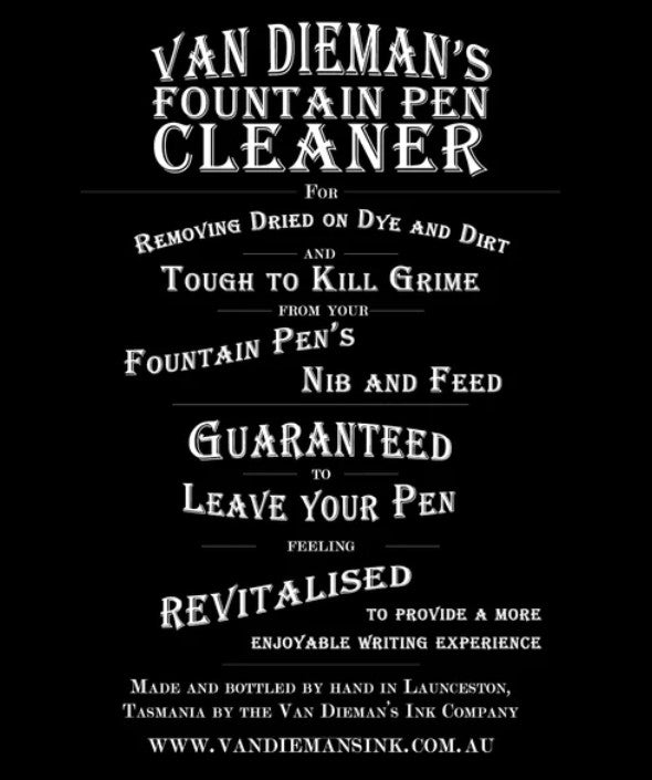 Van Dieman’s Fountain Pen Cleaner - 250 ml - Blesket Canada