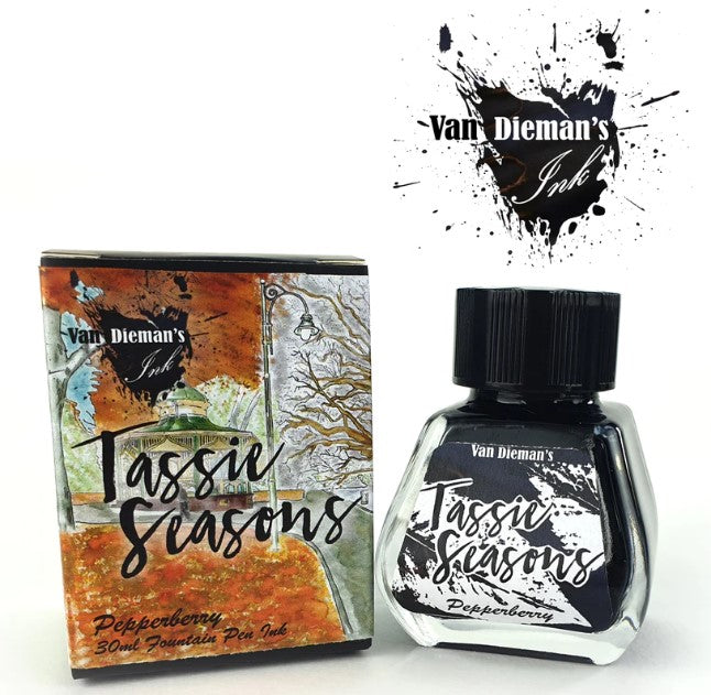 Van Dieman's Tassie Seasons(Autumn) 30ml Ink Bottle - Pepperberry - Blesket Canada