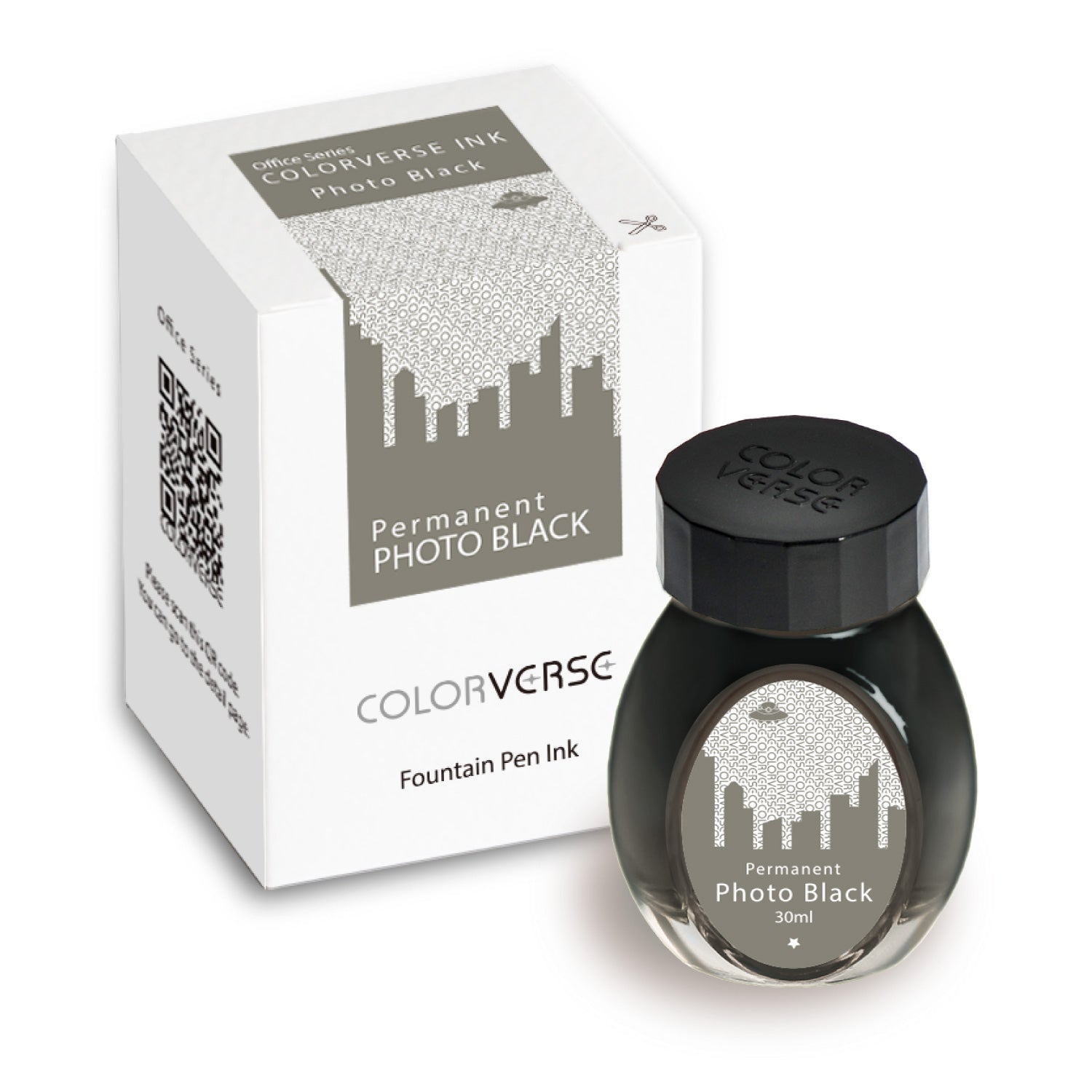 Colorverse Permanent Photo Black Ink - Office Series- 30ml- Blesket Canada
