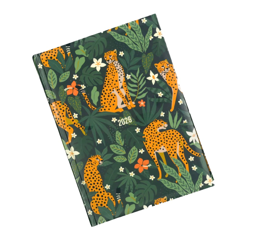 Pierre Belvedere Annual Agenda 2026 - Jungle Leopards - Blesket Canada