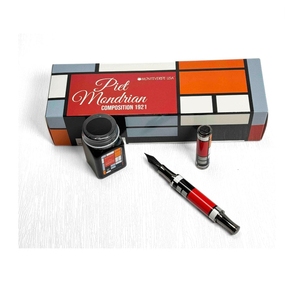 Monteverde USA Regatta Mondrian Limited Edition 1921 Fountain Pen Set - Blesket Canada