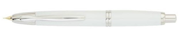 Pilot Vanishing Point Capless Fountain pen White with Rhodium Trim - Blesket Canada