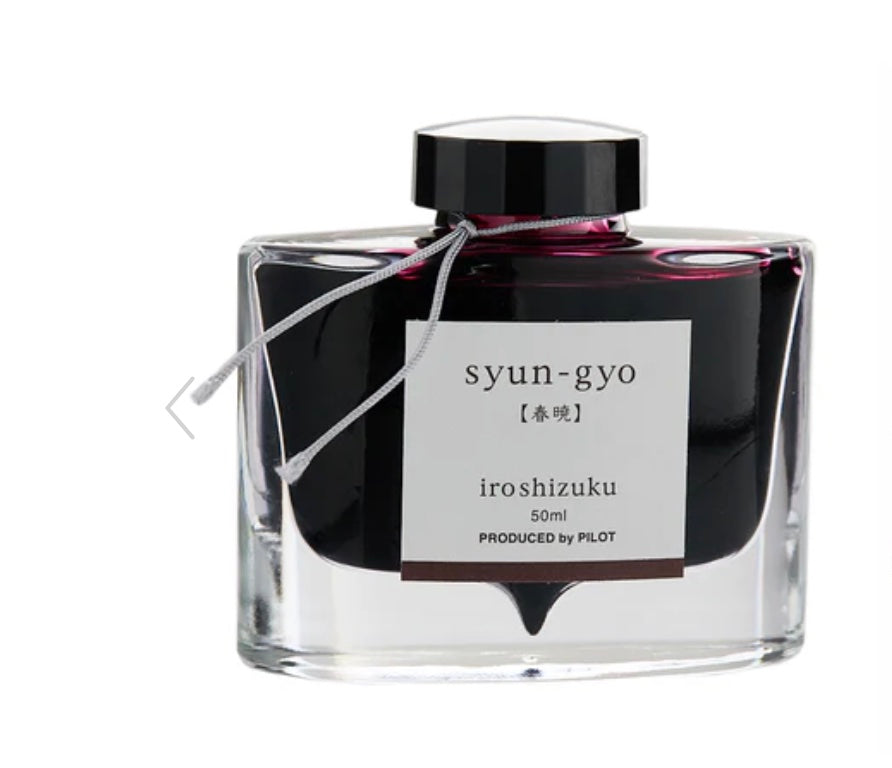 Pilot Iroshizuku fountain pen ink 50ml - Syun-gyo - Blesket Canada