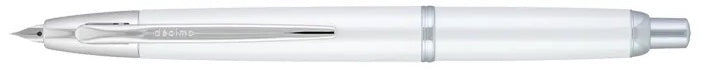 Pilot Vanishing Point Decimo Fountain Pen 18kt - White- Blesket Canada