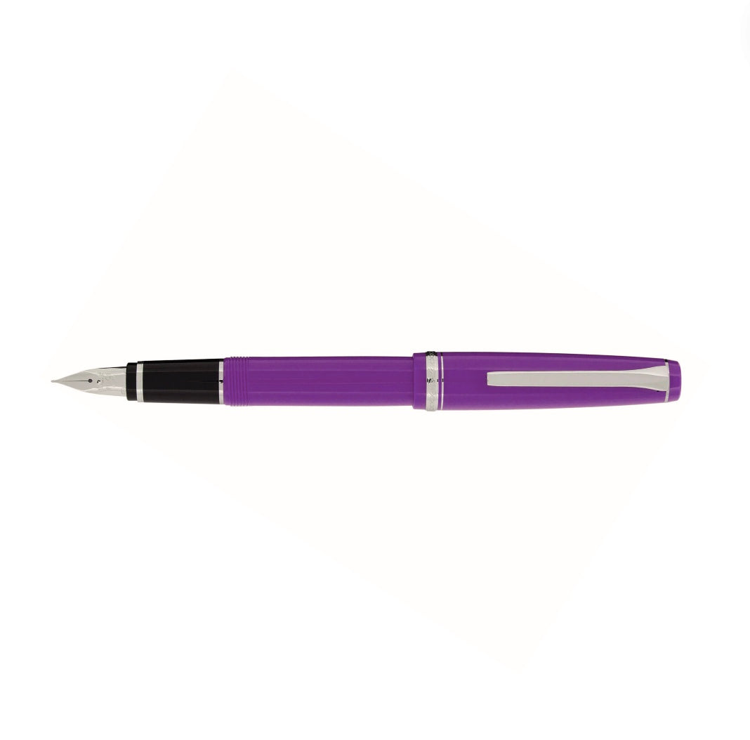 Pilot Falcon Fountain Pen - Purple with Silver Trim - Blesket Canada