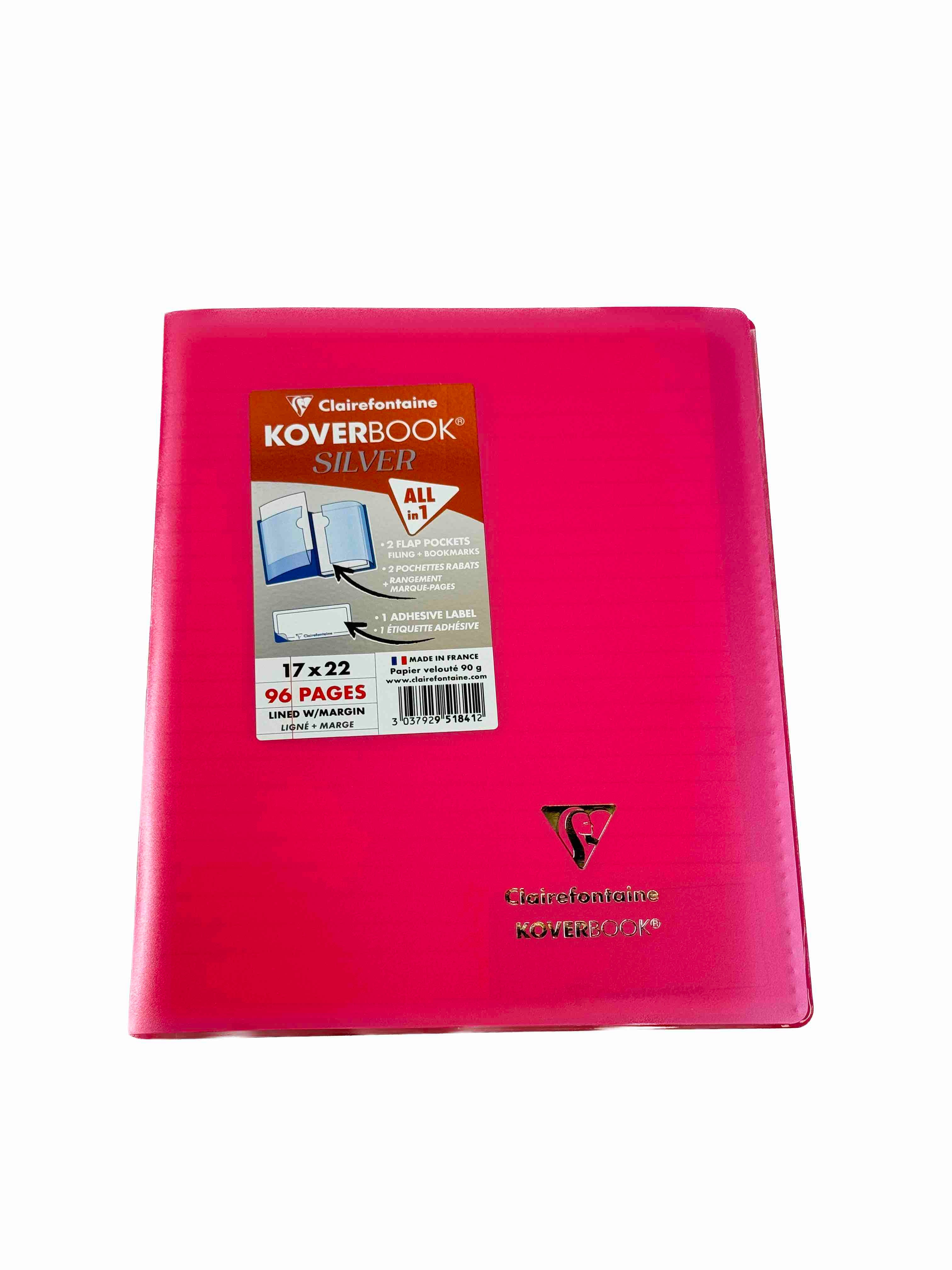 Clairefontaine Koverbook Silver Notebook - All in 1 - Blesket Canada