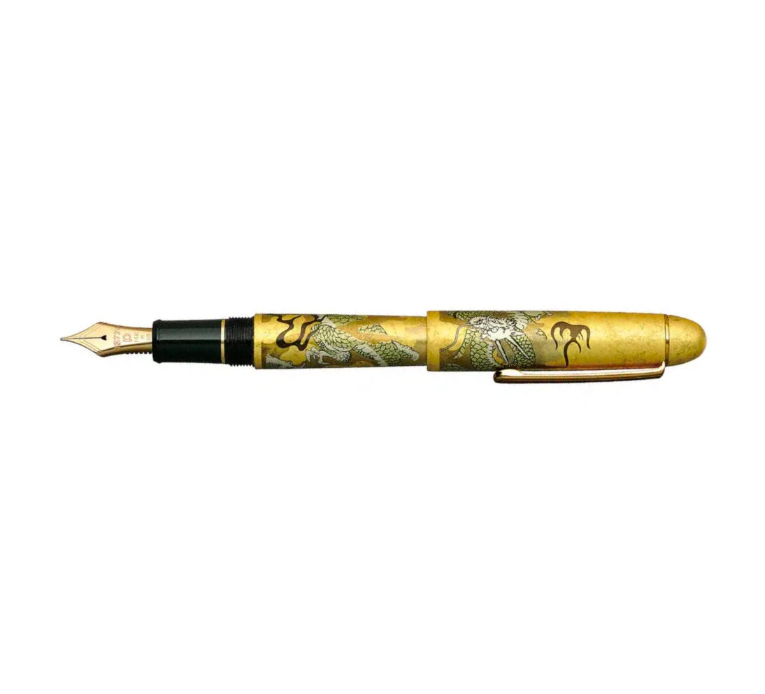 Platinum #3776 Century Kanazawa Gold Leaf Fountain Pen – Ascending Dragon