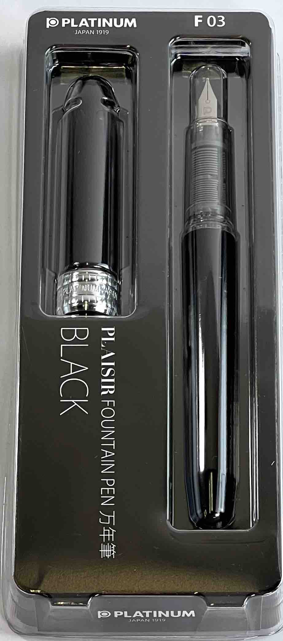 Platinum Plaisir Fountain Pen Packaged - Blesket Canada