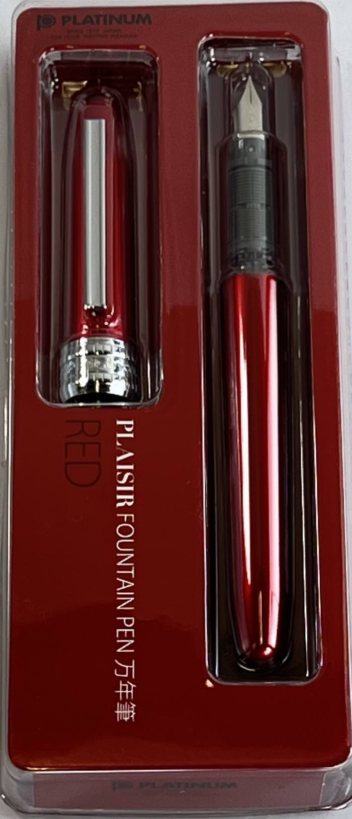 Platinum Plaisir Fountain Pen Packaged - Blesket Canada