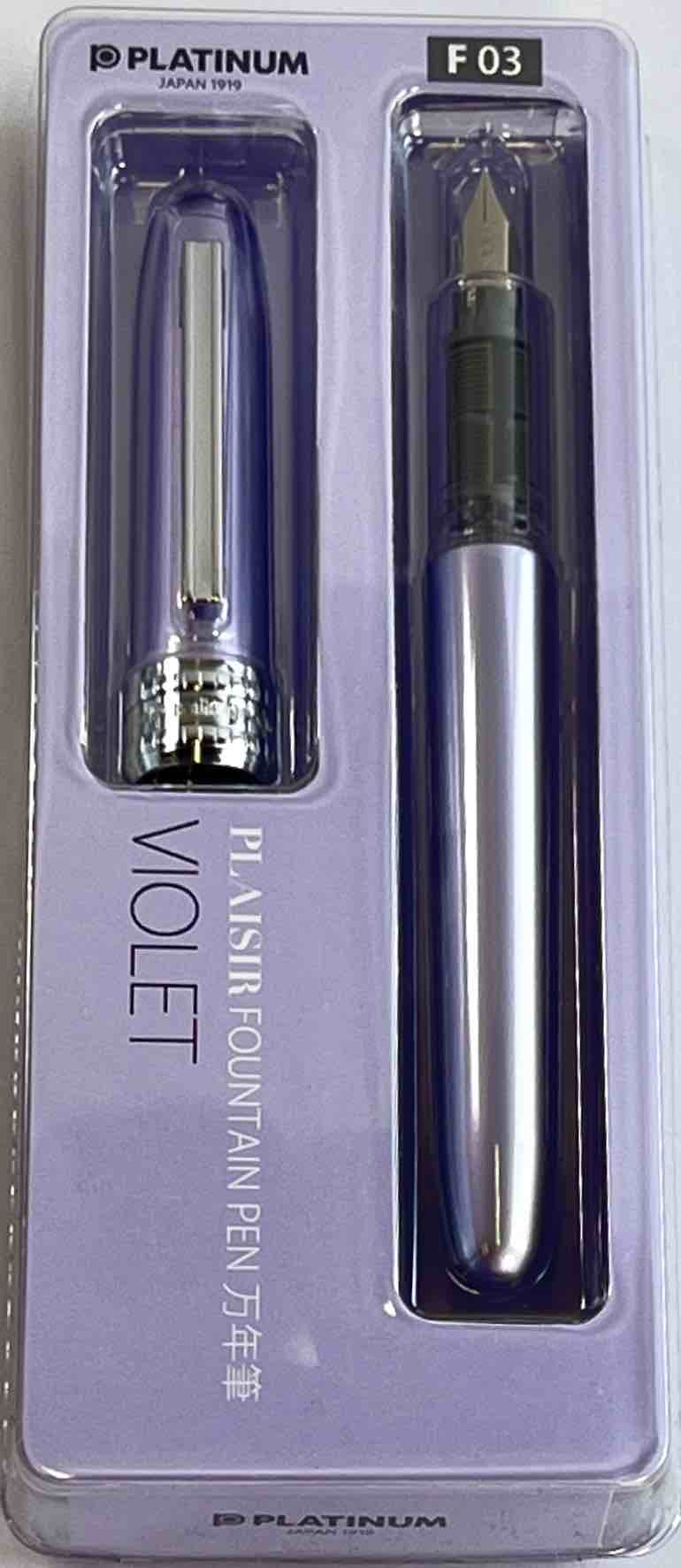 Platinum Plaisir Fountain Pen Packaged - Blesket Canada