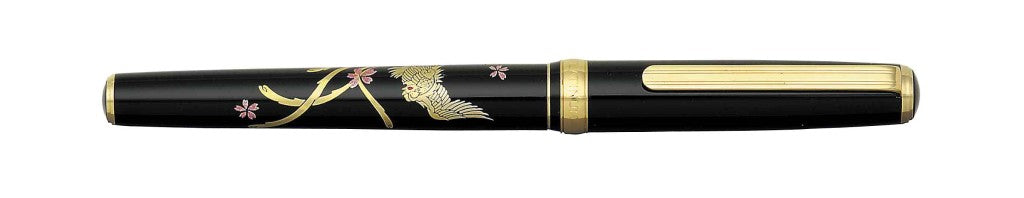 Platinum Vicoh Modern Pen Maki-e Phoenix 18kt M