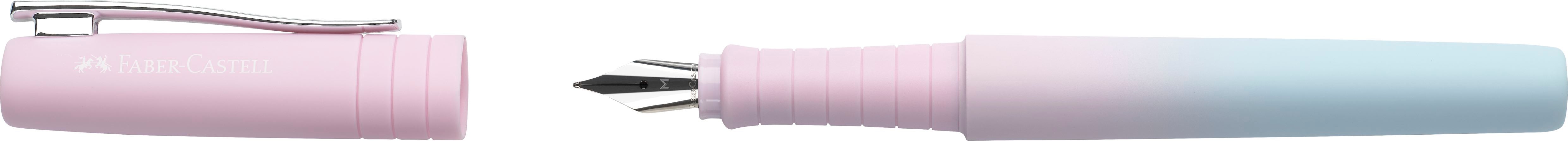 Faber-Castell Poly Pen Flow Edition Fountain Pen M Nib – Blushing Sky - Blesket Canada