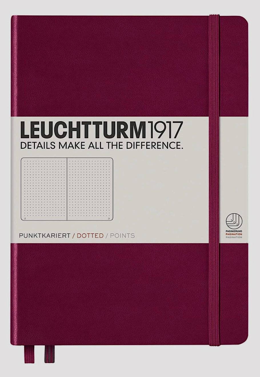 Leuchtturm1917 medium (A5) Hardcover Notebook Dotted - Blesket Canada