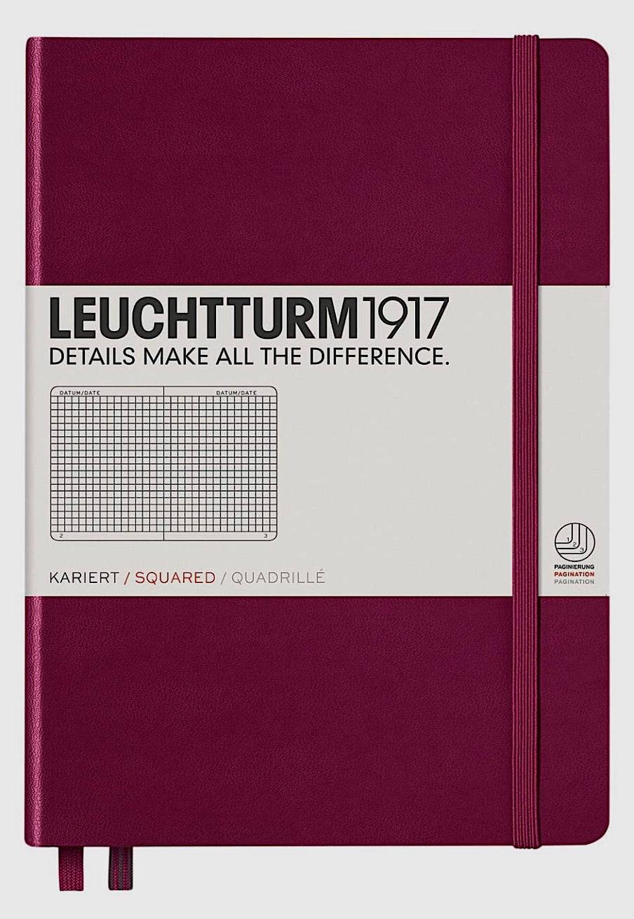 Leuchtturm1917 Hardcover A5 Notebook Squared - Blesket Canada